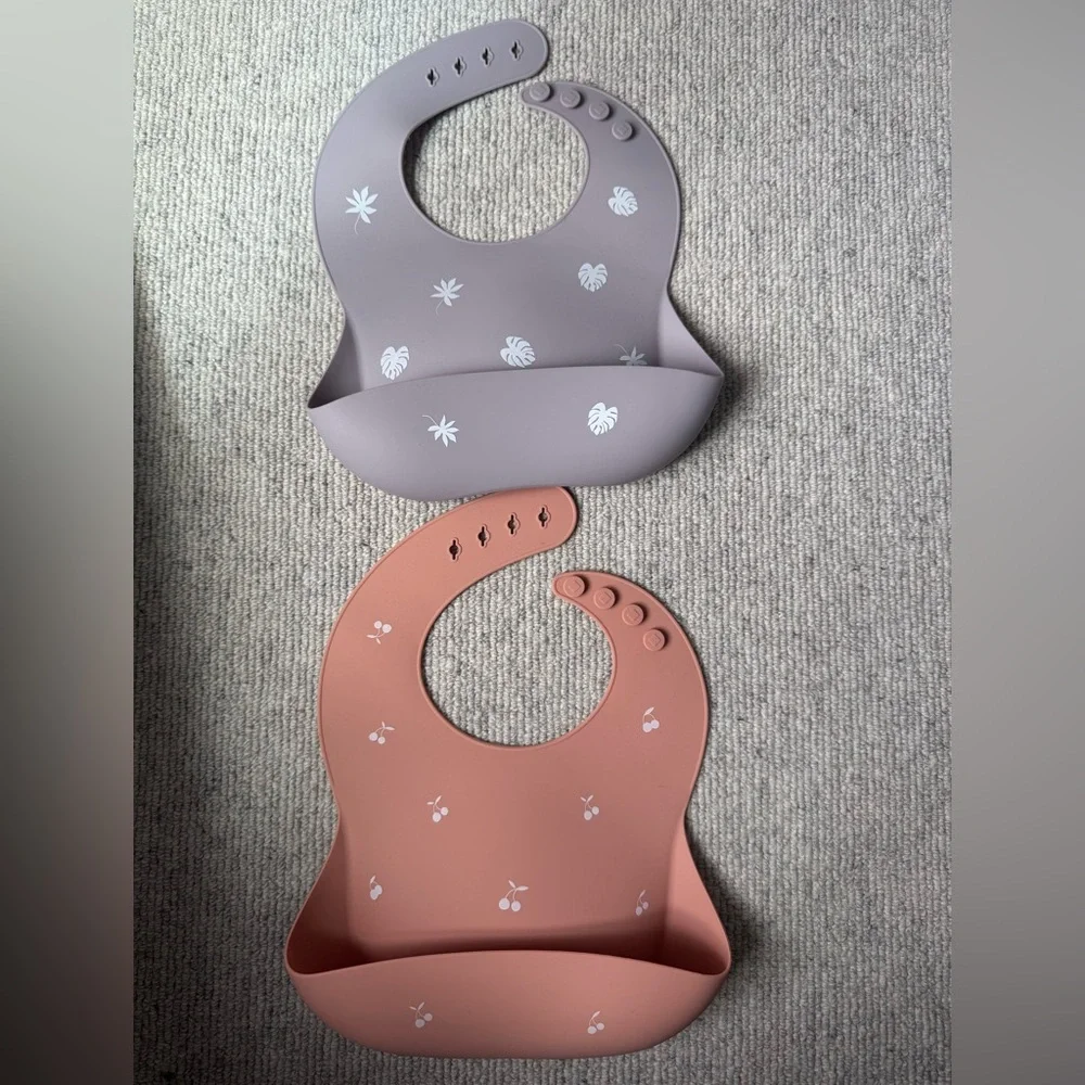 Silicone Pocket Baby Bibs